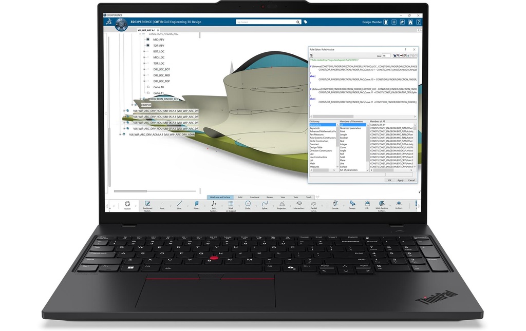 Lenovo Ordinateur portable ThinkPad P16s Gen 4 (AMD) Copilot+ PC