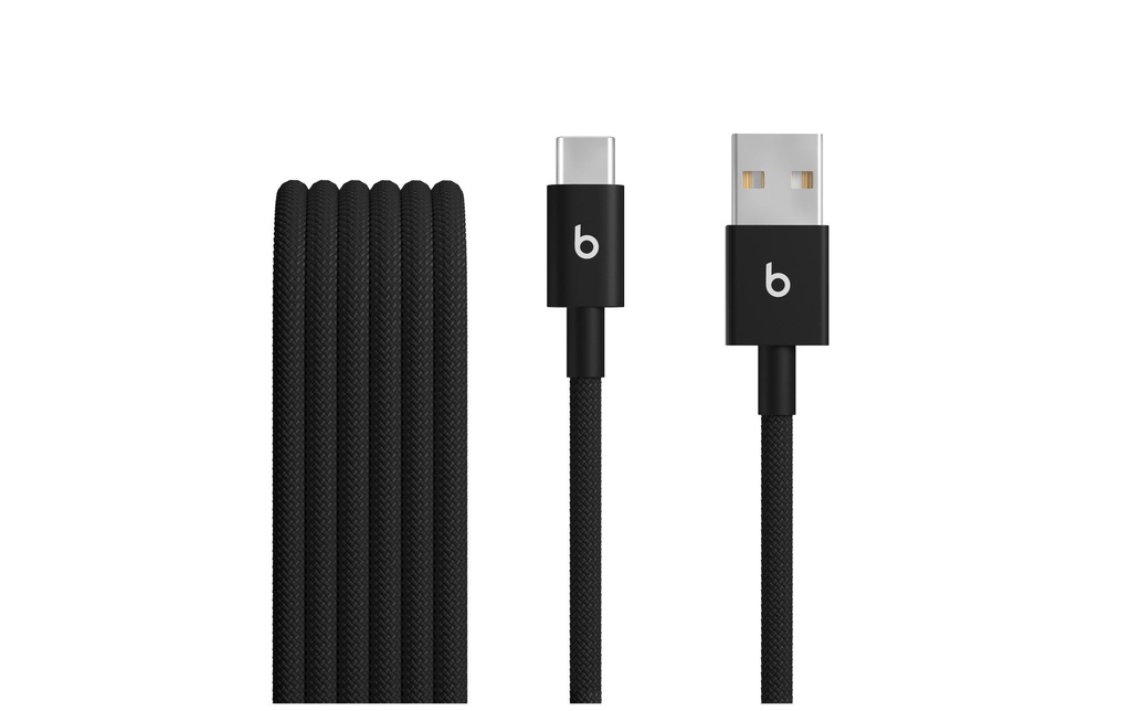 Apple Beats Câble USB-A vers USB-C tissé, noir, 15W 1.5 m