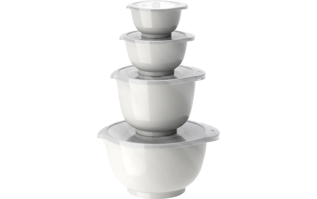 Rosti Kits de bol mélangeur New Margrethe 0.25 l/0.5 l/1.5 l/3 l, Blanc