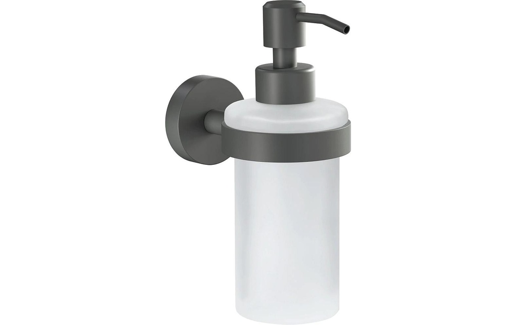 tesa Distributeur de savon mural Gris lune 200 ml, Gris
