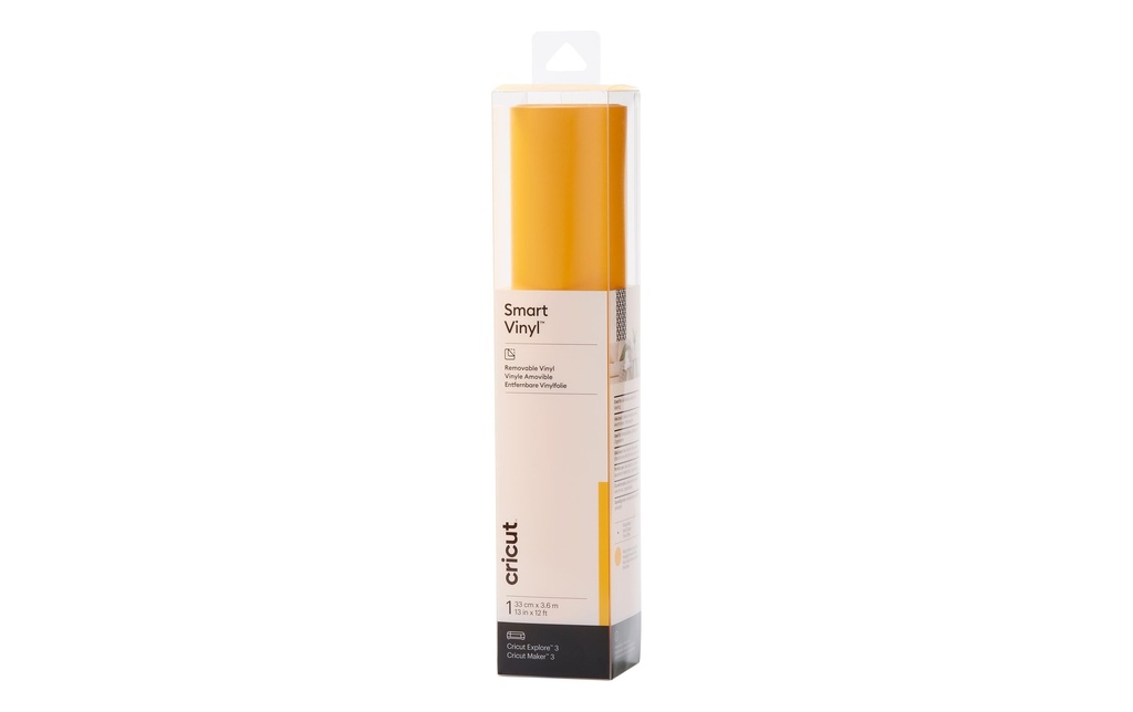 Cricut Film de vinyle Smart détachable 33 x 366 cm, 1 Pièce/s, Jaune