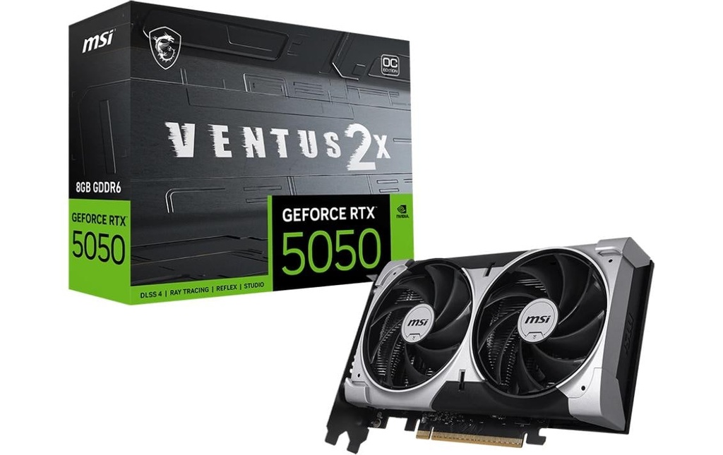 MSI Carte graphique GeForce RTX 5050 8G VENTUS 2X OC