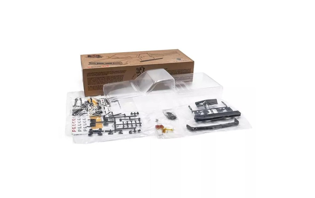 Hobbytech Carrosserie Peugeot 504 Pick-Up non peint, 1:10