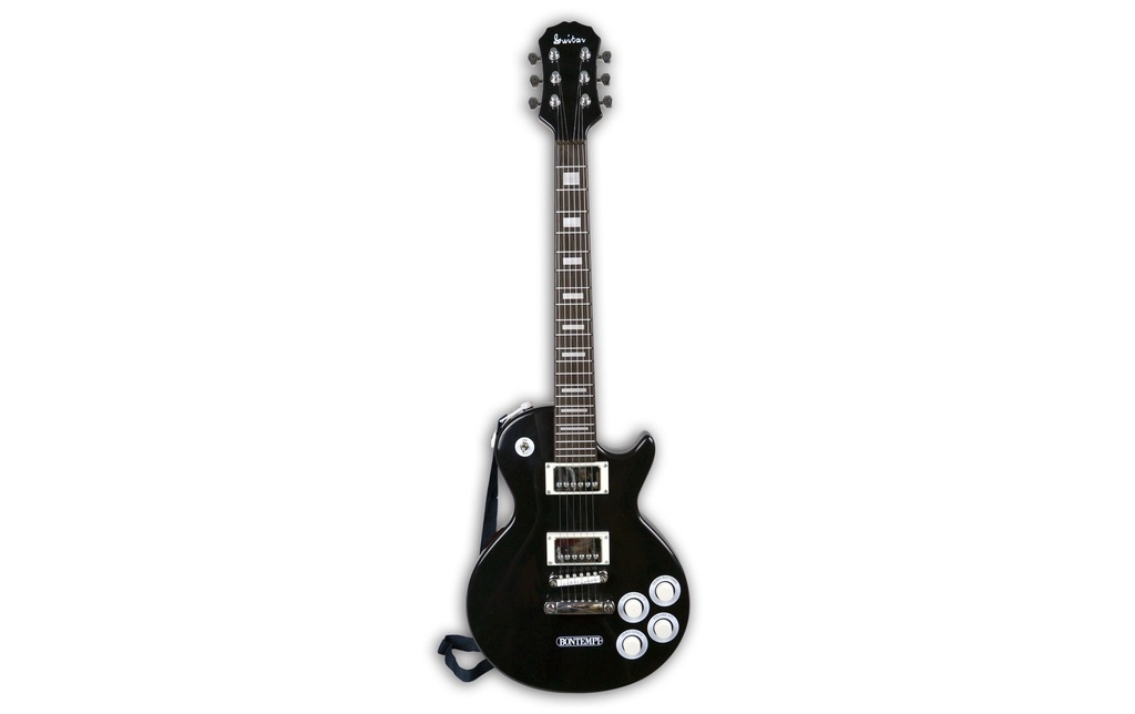 Bontempi Instrument de musique Guitare rock électronique noir