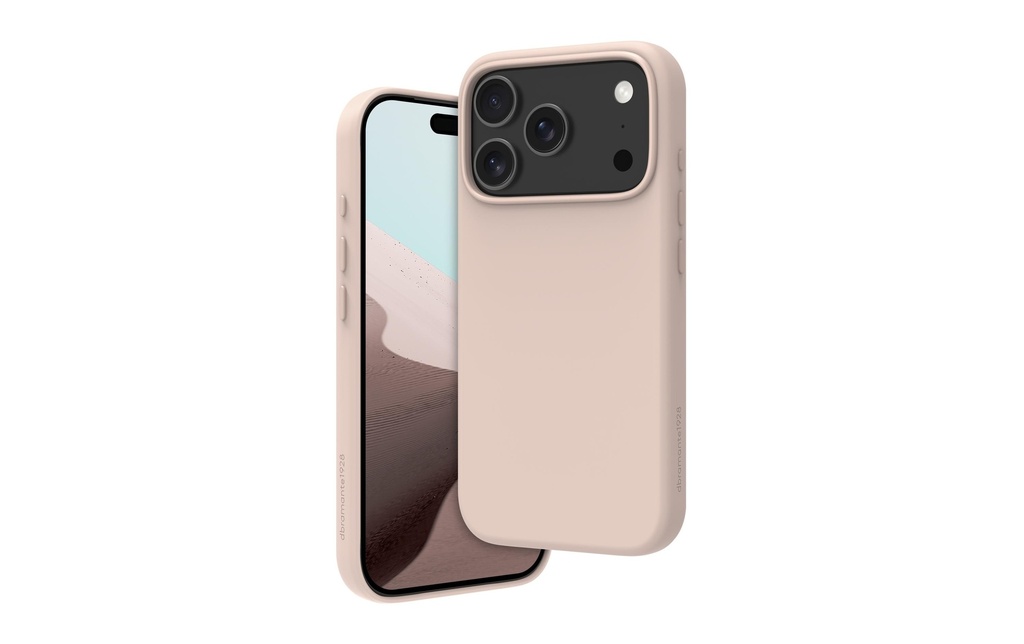 dbramante1928 Coque arrière Roskilde MS ICON iPhone 17 Pro Pink Sand
