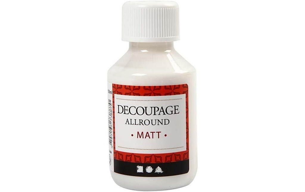 Creativ Company Vernis et colle pour serviettes Découpage terne