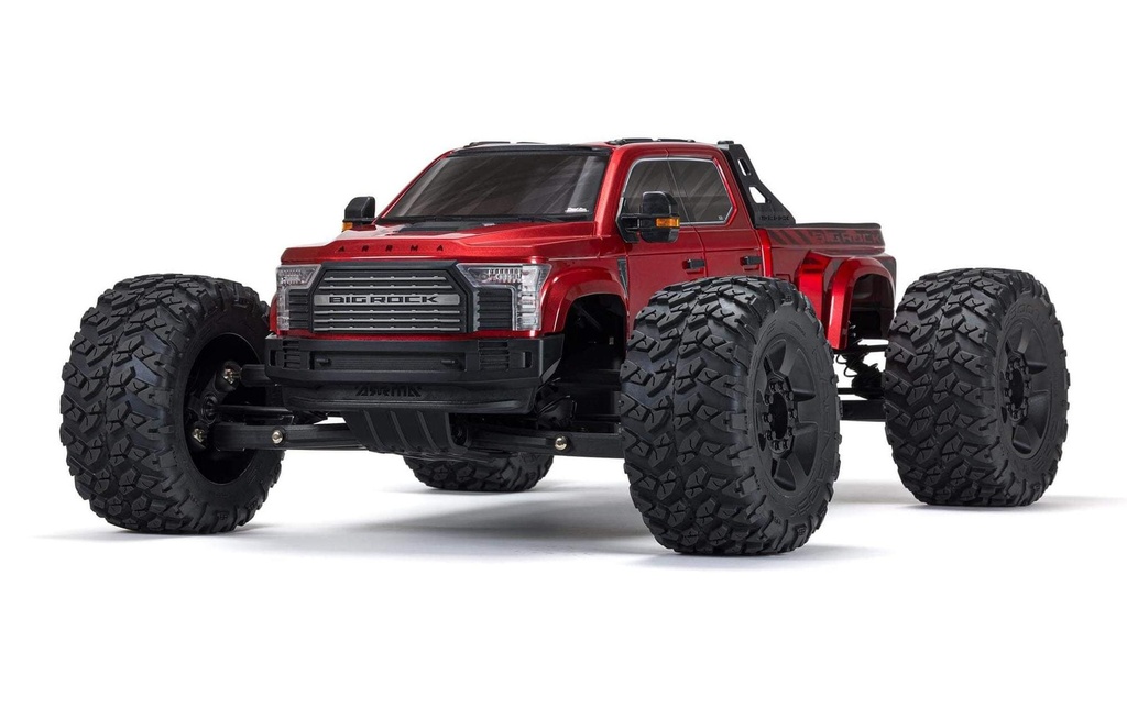 Arrma Monster Truck Big Rock 6S Rouge, ARTR, 1:7