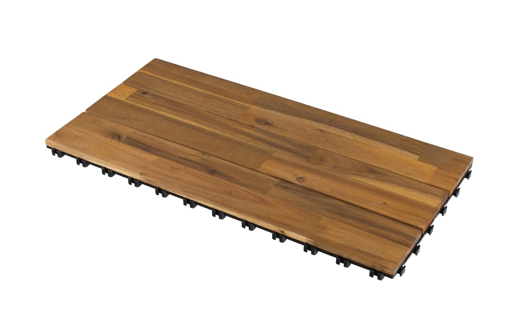 COCON Dalles de balcon et de terrasse Acacia, 60 x 30 cm, 6 pièces