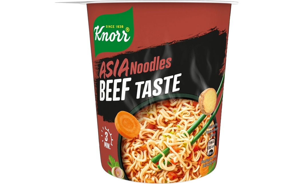 Knorr Gobelet Asia Noodles Beef 63 g