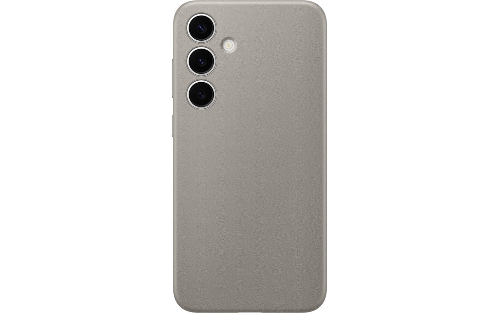 Samsung Coque arrière Vegan Leather Galaxy S24+ Taupe
