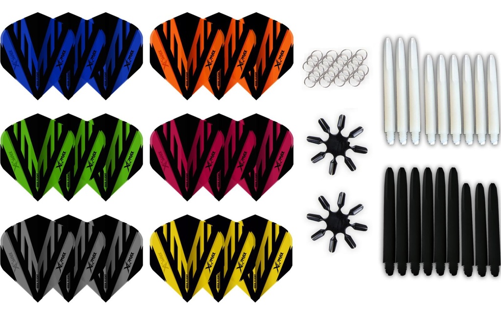 FTM Accessoires pour fléchettes, 84 pièces