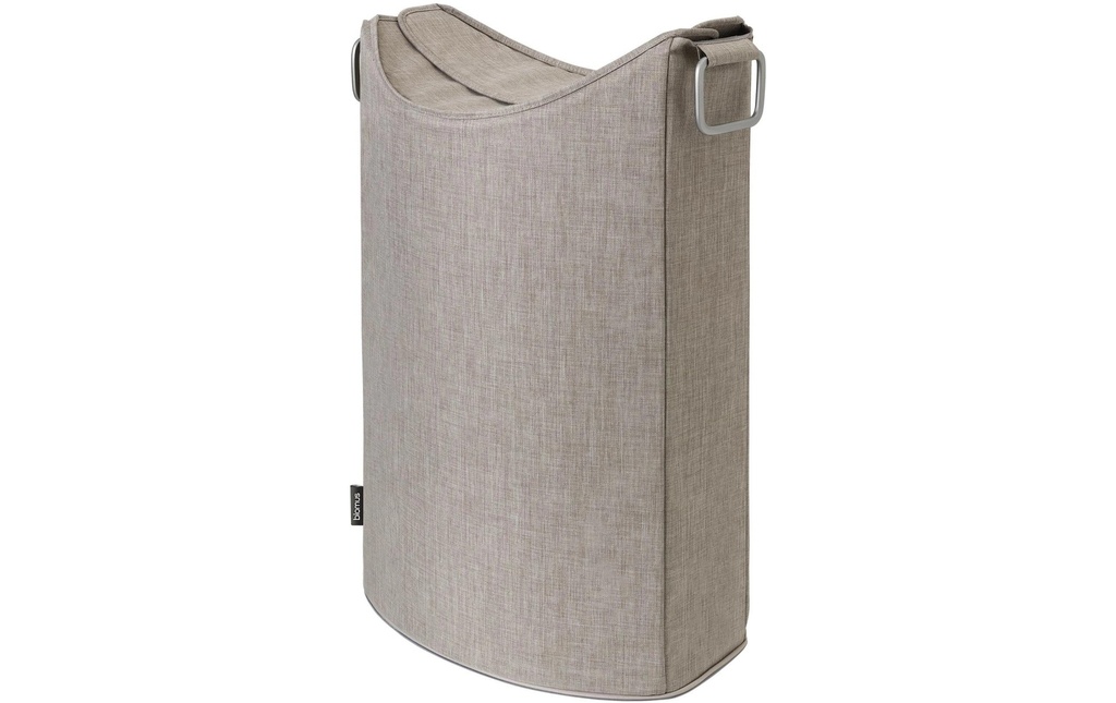 Blomus Corbeille à lessive Frisco Lounge 65 l, Gris clair