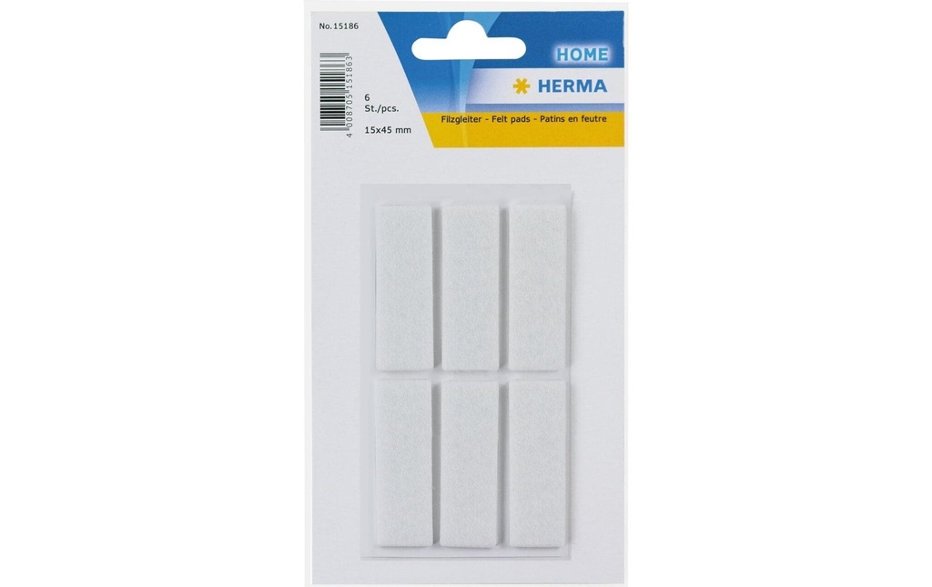 HERMA Feutre protect.blanc 15x45mm (6 pces)