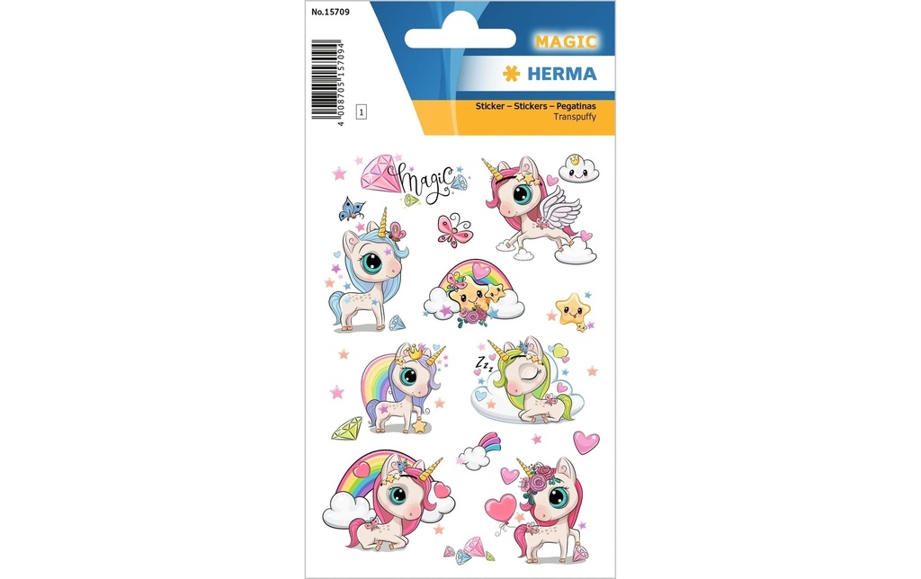 HERMA Sticker Magic licorne (16 pces)