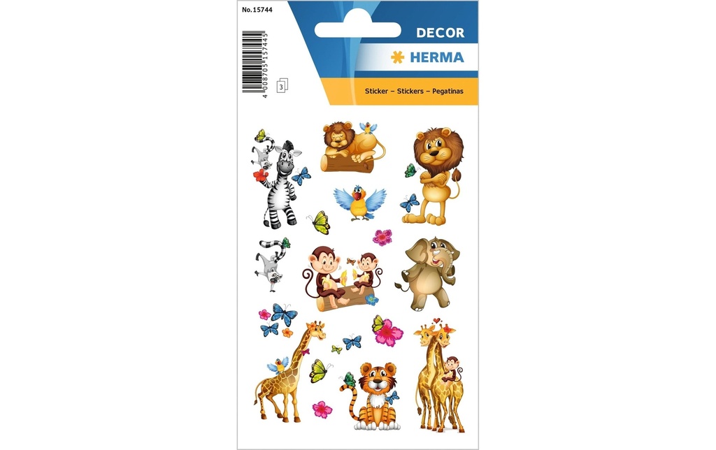 HERMA Sticker Decor jungle (3 pces)