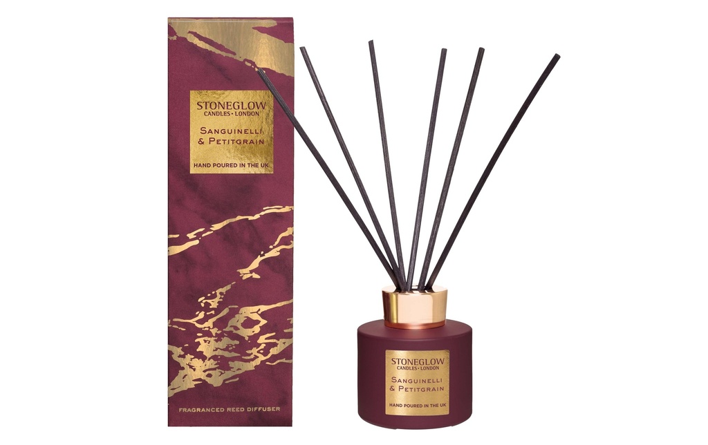 Stoneglow Bâtonnets parfumés Sanguinelli & Petitgrain 120 ml