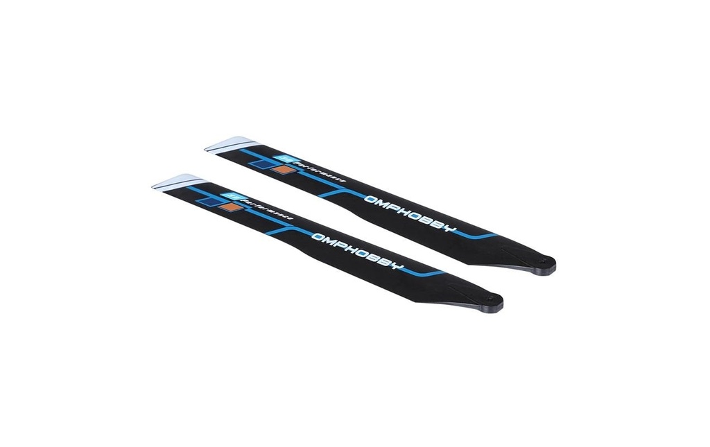 OMPHobby Pales de rotor principal Blanc M2 - Evo
