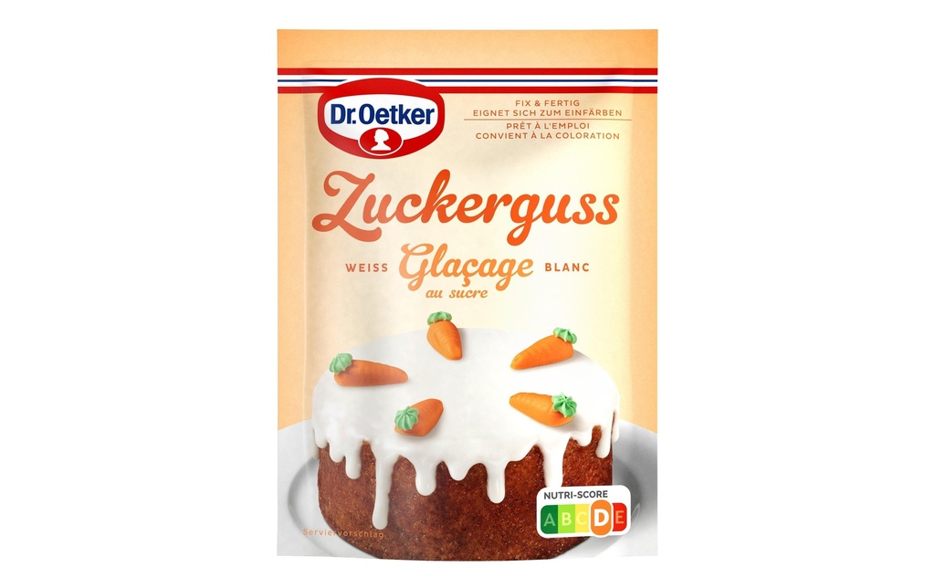 Dr.Oetker Glaçage au sucre blanc 125 g