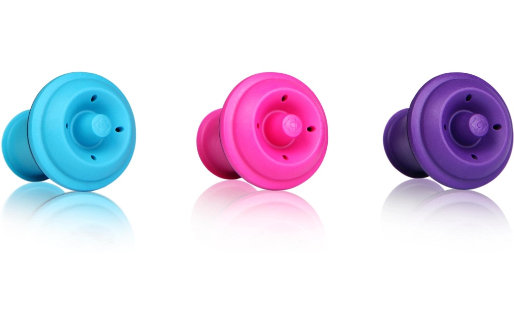 Vacuvin Bouchon de bouteille Bleu/Violet/Rose
