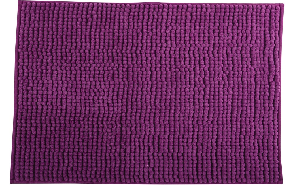 MSV Tapis de bain Chenille 60 x 90 cm, Violet