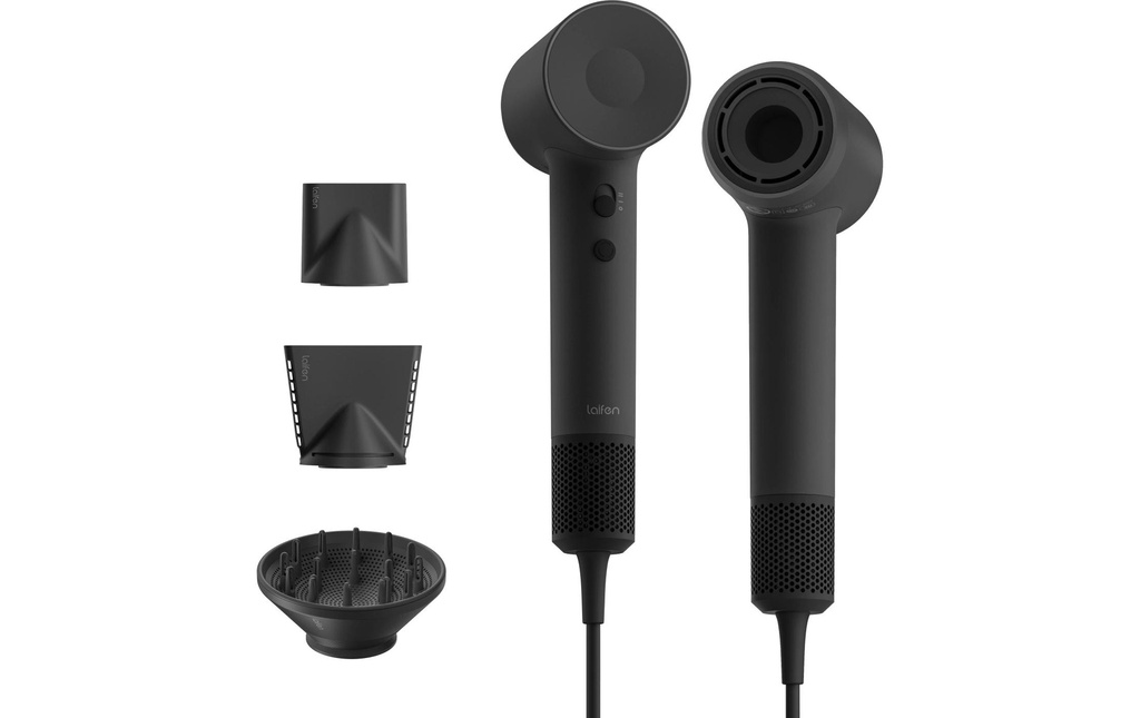 Laifen Sèche-cheveux SE 2 BLA 3 embouts et connexion magnétique