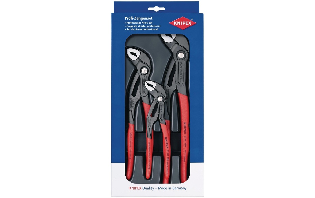 Knipex Jeux de pinces Cobra 3 parties