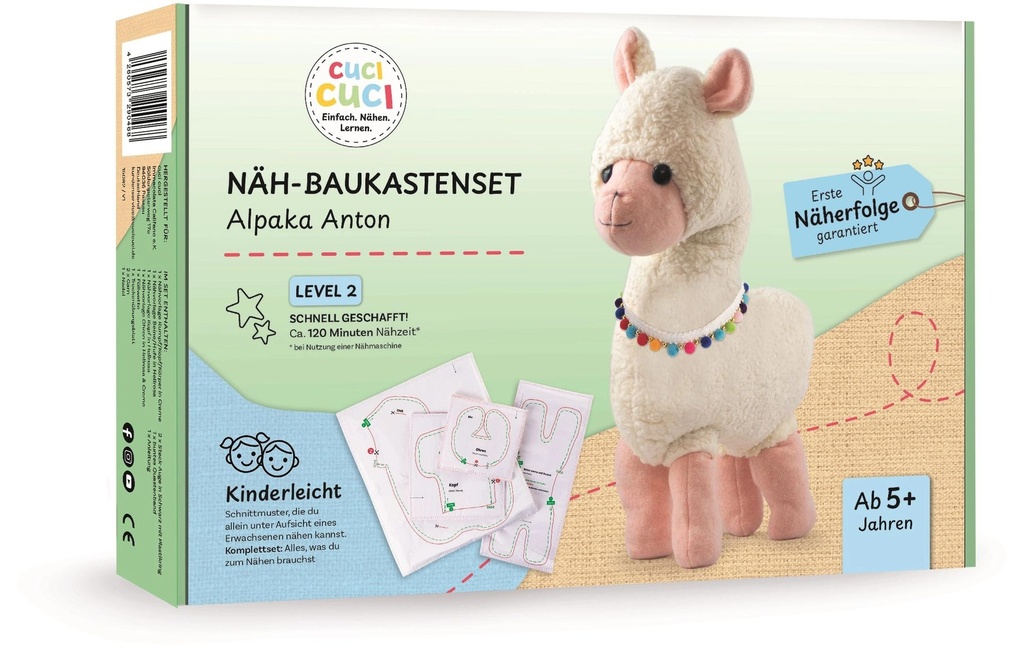 CuciCuci Kit de couture alpaga, Beige
