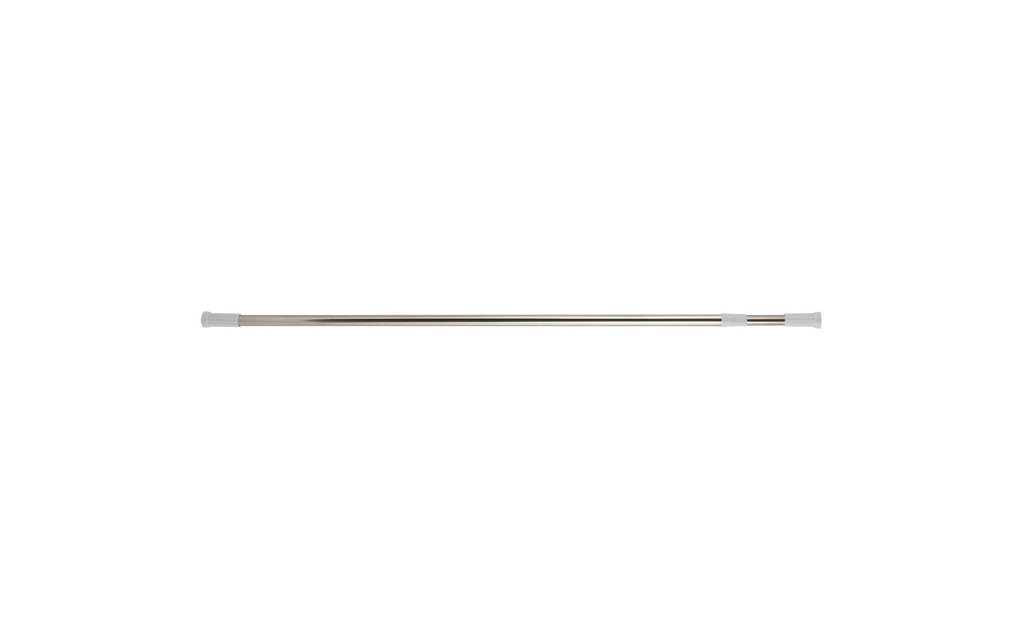 MSV Tringle pour rideau de douche 70 - 120 cm, Gris