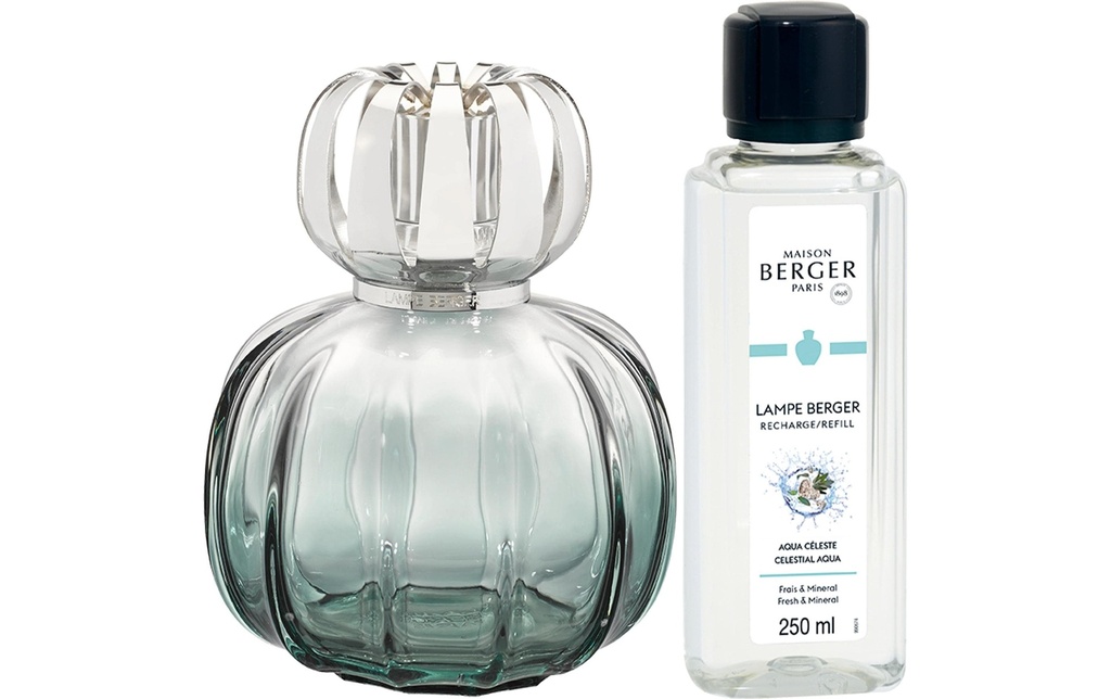 Maison Berger Lampe aromatique + Aqua Céleste 370 ml, Vert