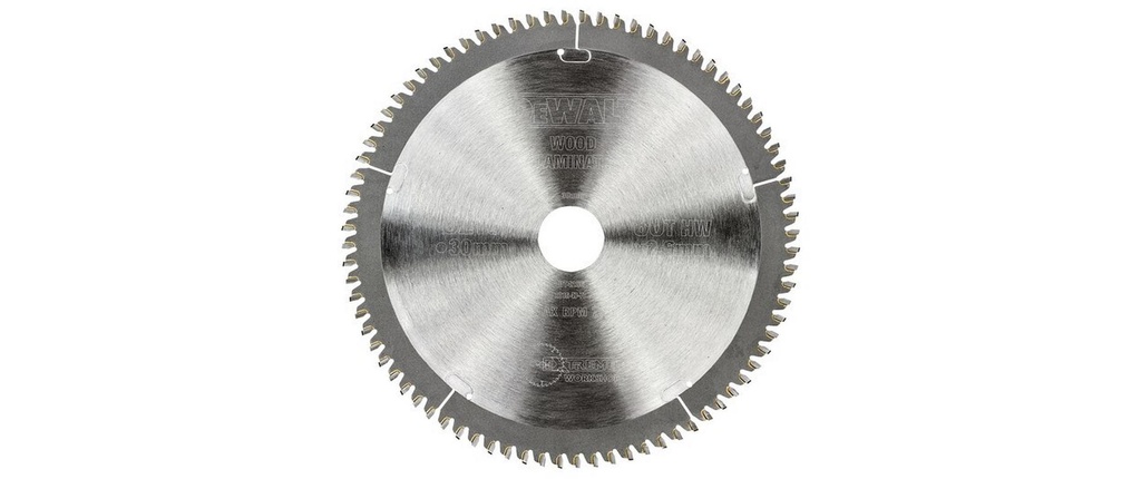 DEWALT Lame de scie circulaire 216/30 mm 80TFZ