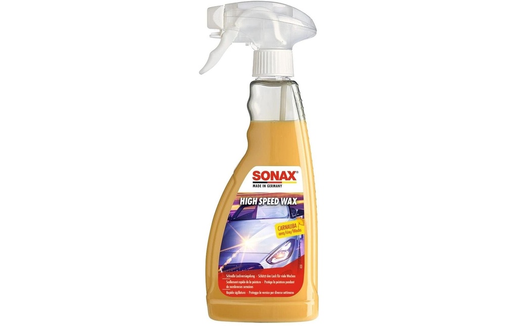 Sonax Cire à pulvériser Carnauba HighSpeedWax 500 ml