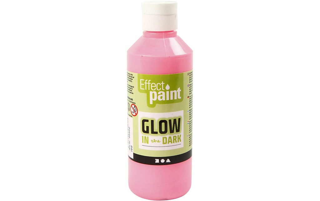 Creativ Company Peinture luminescente 250 ml, Rose