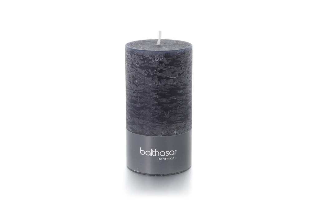 balthasar Bougie cylindrique Rustico 13 cm x 7 cm, Gris