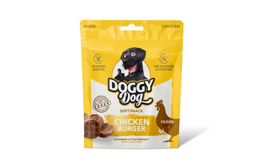 DOGGY Dog Friandise Burger volaille 70 g