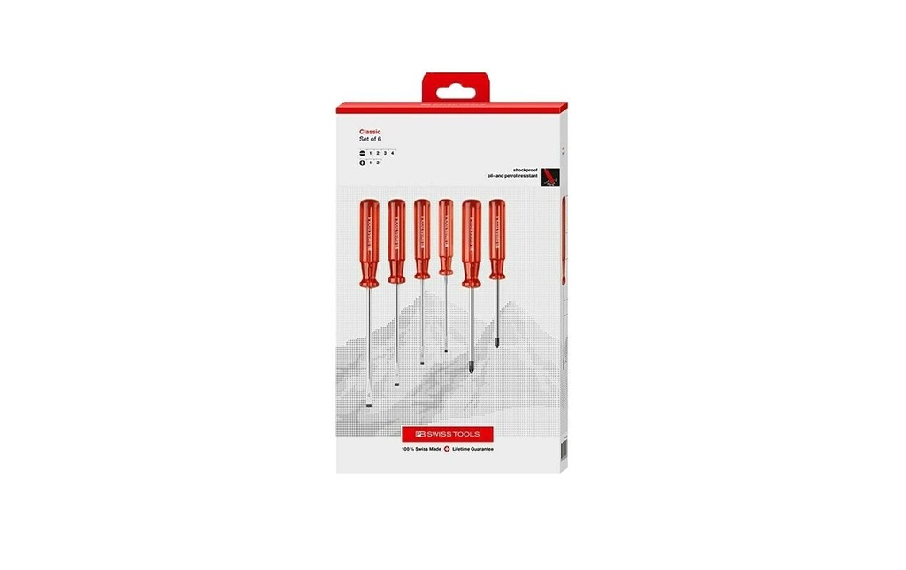 PB Swiss Tools Jeux de tournevis PB 1560 CBB 6 parties