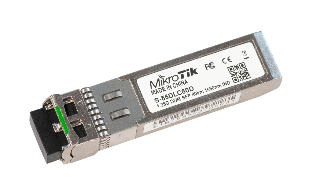 MikroTik Module SFP S-55DLC80D LX Duplex, 80 km
