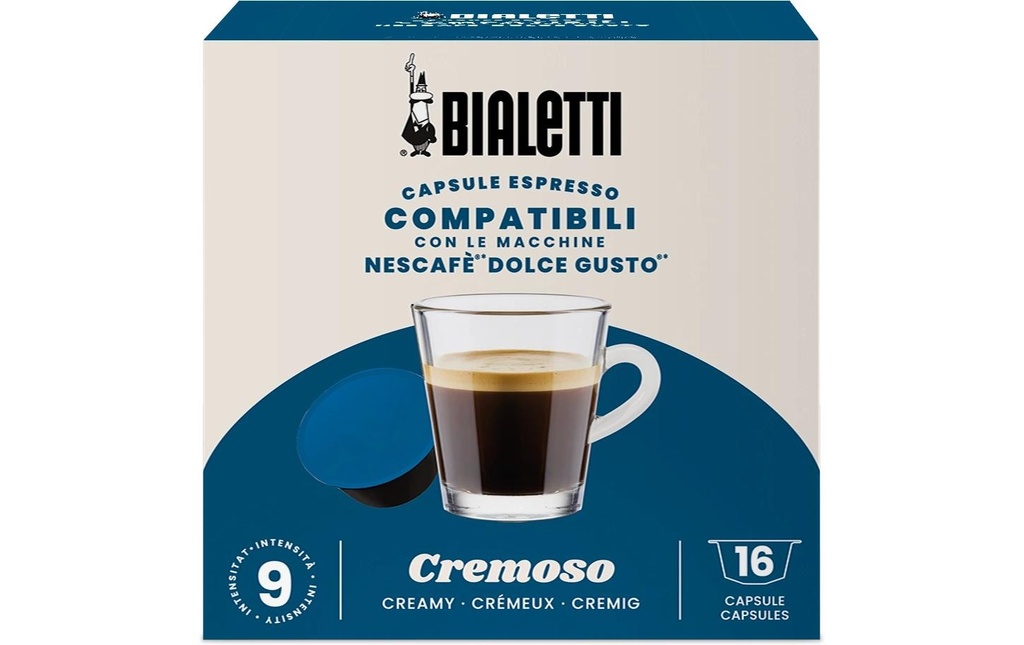 Bialetti Capsules de café Cremoso Dolce Gusto 16 Pièce/s