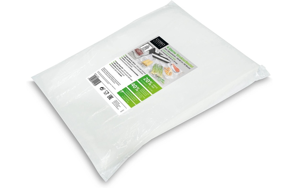 Caso Sachet de mise sous vide 4 étoiles 30 x 40 cm, 60 pièces