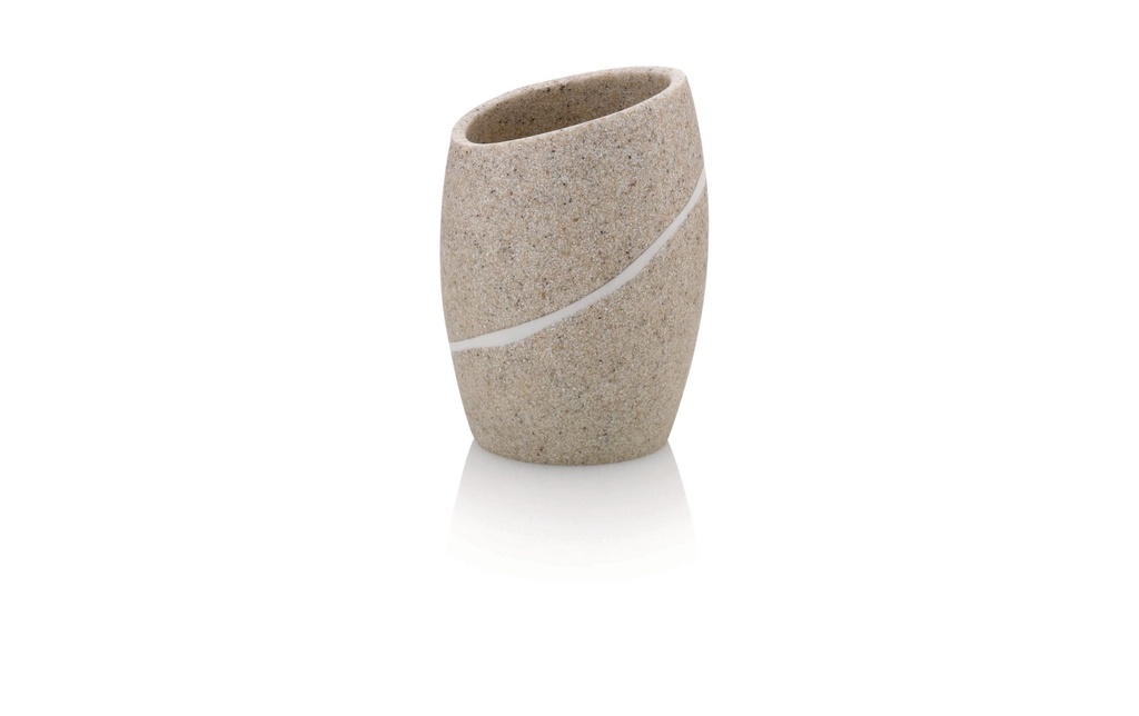 Kela Gobelet pour le brossage de dents Talus Beige
