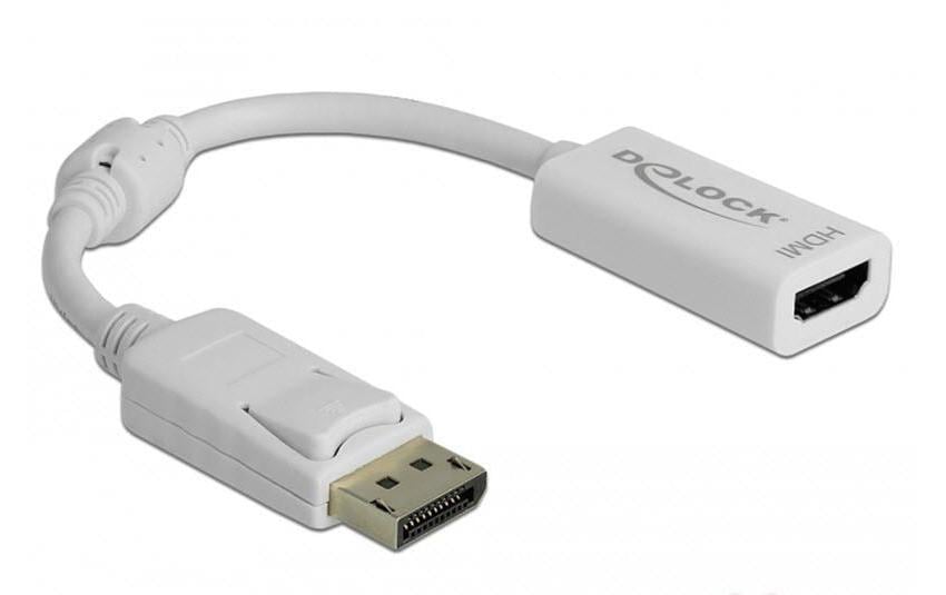 Delock Adaptateur Displayport - HDMI Blanc
