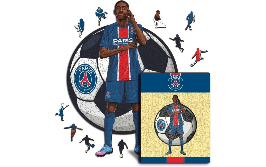 Iconic Puzzle Puzzle en bois Ousmane Dembele – PSG S, 150 pièces