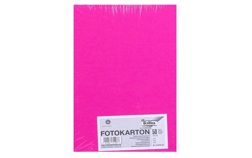 Folia Papier cartonné A4, 300 g/m², 50 feuilles, rose