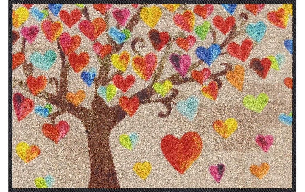 Salonlöwe Tapis de sol Tree of Love 50 cm x 75 cm