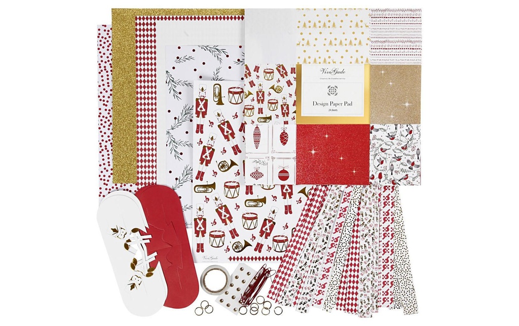 Creativ Company Kits de bricolage Vivi Gade Décorations de Noël en papier