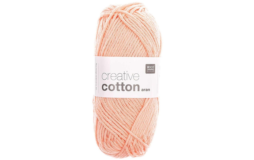 Rico Design Laine Creative Coton Aran 50 g Saumon