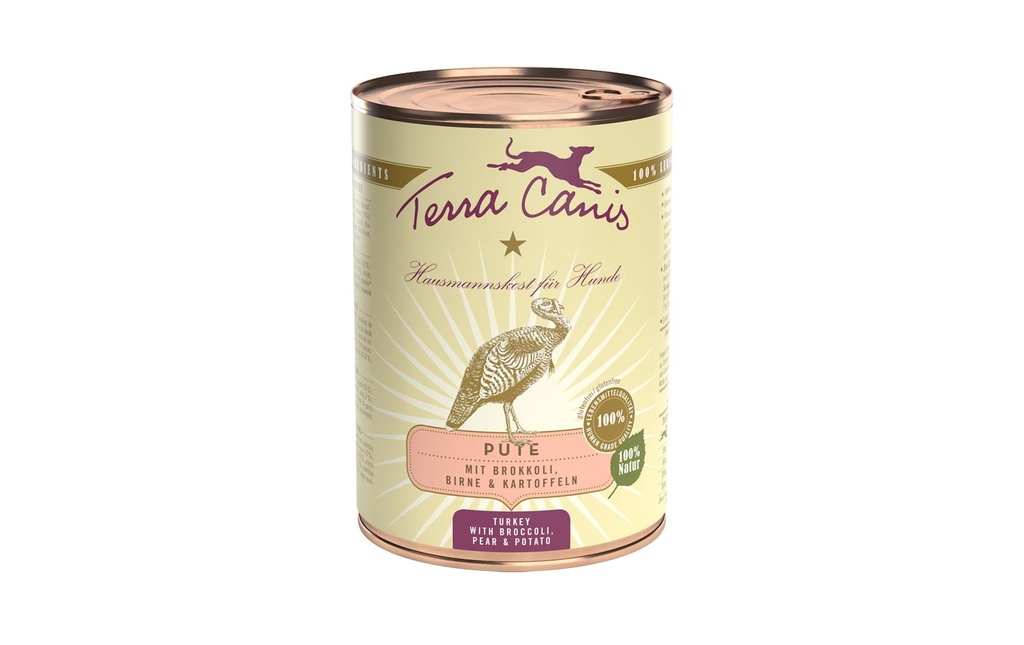 Terra Canis Alimentation humide Menu Classic Dinde, 400 g