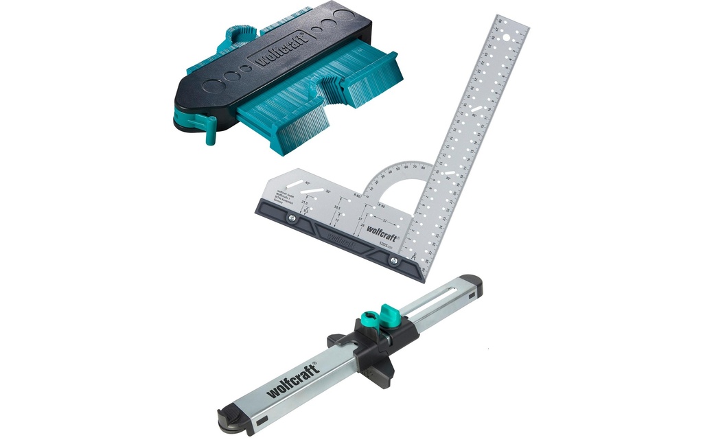 Wolfcraft Set succès « Ajustement des sols stratifiés et design » 3 pièces