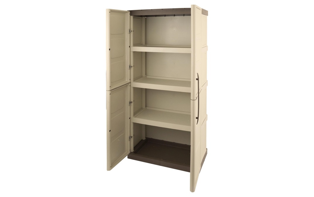 Art Plast Armoire de jardin Taupe/Ivoire