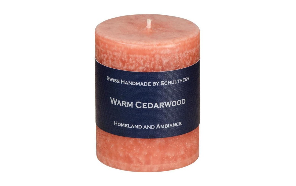 Schulthess Kerzen Bougie parfumée Warm Cedarwood 8 cm