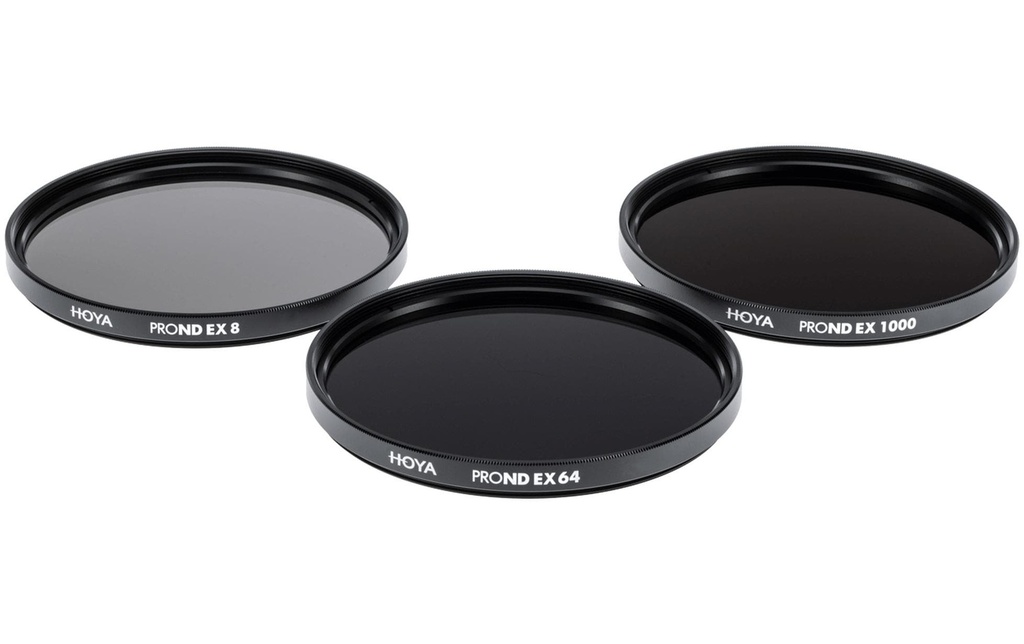 Hoya Filtre gris PRO ND EX Kit 8/64/1000 – 72 mm